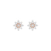 Botanic Blush Diamond Stud Earrings 18 KT / Rose Gold