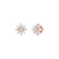 Botanic Blush Diamond Stud Earrings 18 KT / Rose Gold