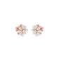 Botanic Blush Diamond Stud Earrings 18 KT / Rose Gold