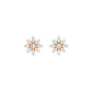 Botanic Blush Diamond Stud Earrings 18 KT / Yellow Gold