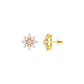 Botanic Blush Diamond Stud Earrings 18 KT / Yellow Gold