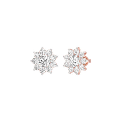 Mini Starlights Diamond Stud Earrings 18 KT / Rose Gold