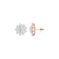 Mini Starlights Diamond Stud Earrings 18 KT / Rose Gold