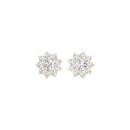 Mini Starlights Diamond Stud Earrings 18 KT / Yellow Gold