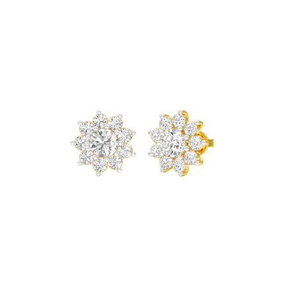 Mini Starlights Diamond Stud Earrings 18 KT / Yellow Gold