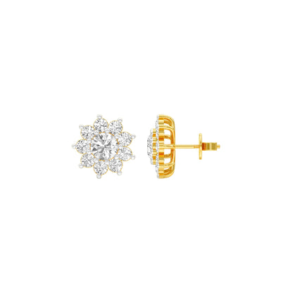 Mini Starlights Diamond Stud Earrings 18 KT / Yellow Gold