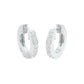 Arcline Diamond Bali Earrings 18 KT / White Gold