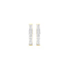 Arcline Diamond Bali Earrings 18 KT / Yellow Gold