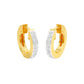 Arcline Diamond Bali Earrings 18 KT / Yellow Gold