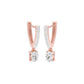 Tiered Diamond Drop Earrings 18 KT / Rose Gold