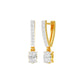 Tiered Diamond Drop Earrings 18 KT / Yellow Gold