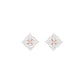 Silent Stars Diamond Stud Earrings 18 KT / Rose Gold