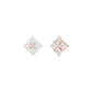 Silent Stars Diamond Stud Earrings 18 KT / Rose Gold