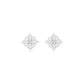 Silent Stars Diamond Stud Earrings 18 KT / White Gold