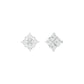 Silent Stars Diamond Stud Earrings 18 KT / White Gold