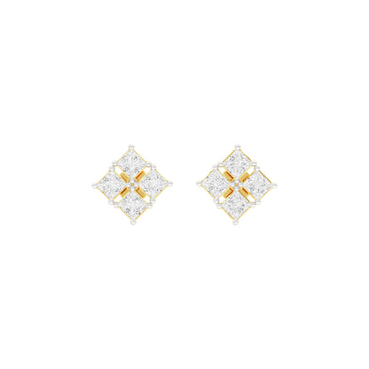 Silent Stars Diamond Stud Earrings 18 KT / Yellow Gold