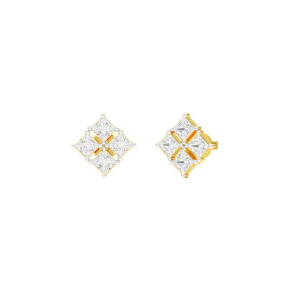 Silent Stars Diamond Stud Earrings 18 KT / Yellow Gold