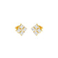 Silent Stars Diamond Stud Earrings 18 KT / Yellow Gold
