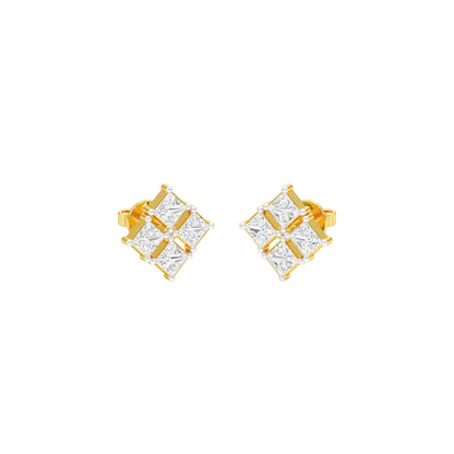Silent Stars Diamond Stud Earrings 18 KT / Yellow Gold
