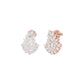 Spark Bar Diamond Bali Earrings 18 KT / Rose Gold