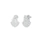 Spark Bar Diamond Bali Earrings 18 KT / White Gold