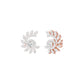 Mirage Twist Diamond Stud Earrings 18 KT / Rose Gold