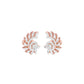 Mirage Twist Diamond Stud Earrings 18 KT / Rose Gold
