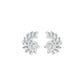 Mirage Twist Diamond Stud Earrings 18 KT / White Gold