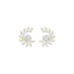 Mirage Twist Diamond Stud Earrings 18 KT / Yellow Gold