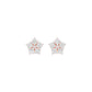 Tiny Stars Diamond Stud Earrings 18 KT / Rose Gold