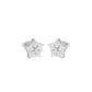 Tiny Stars Diamond Stud Earrings 18 KT / White Gold