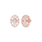 OrnaFlare Diamond Stud Earrings 18 KT / Rose Gold
