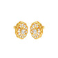 OrnaFlare Diamond Stud Earrings 18 KT / Yellow Gold