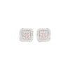 Lustre Drops Diamond Stud Earrings 18 KT / Rose Gold
