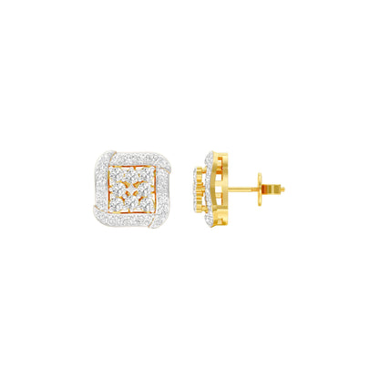 Lustre Drops Diamond Stud Earrings 18 KT / Yellow Gold