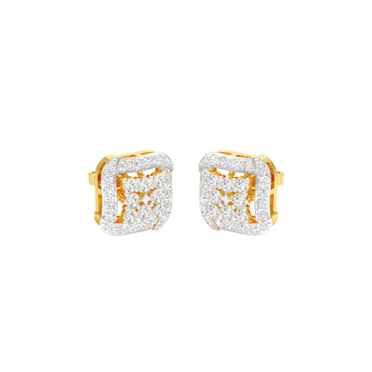 Lustre Drops Diamond Stud Earrings 18 KT / Yellow Gold