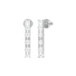 Streamlined Diamond Stud Earrings