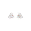Cloud Luxe Diamond Stud Earrings 18 KT / Rose Gold