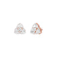 Cloud Luxe Diamond Stud Earrings 18 KT / Rose Gold