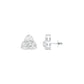 Cloud Luxe Diamond Stud Earrings 18 KT / White Gold
