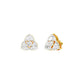 Cloud Luxe Diamond Stud Earrings 18 KT / Yellow Gold