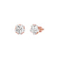 GoldBloom Diamond Stud Earrings 18 KT / Rose Gold