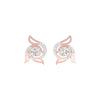 Glow Dance Diamond Stud Earrings 18 KT / Rose Gold