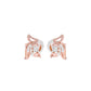 Glow Dance Diamond Stud Earrings 18 KT / Rose Gold