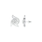 Glow Dance Diamond Stud Earrings 18 KT / White Gold