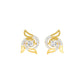 Glow Dance Diamond Stud Earrings 18 KT / Yellow Gold
