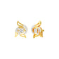 Glow Dance Diamond Stud Earrings 18 KT / Yellow Gold