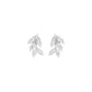 Whisper Vine Diamond Stud Earrings 18 KT / White Gold