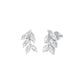 Whisper Vine Diamond Stud Earrings 18 KT / White Gold