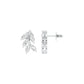 Whisper Vine Diamond Stud Earrings 18 KT / White Gold